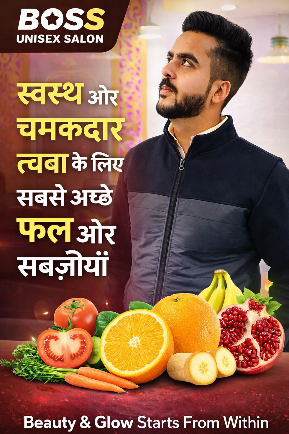 Best Fruits and Vegetables for Health and Glowing Skin : स्वस्थ और चमकदार त्वचा के लिए सबसे अच्छे फल और सब्ज़ियाँ  