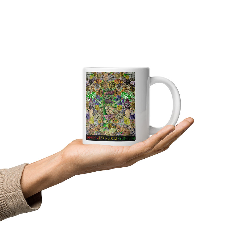 Thumbnail: White glossy mug-Premium Cannabis Nug Collage