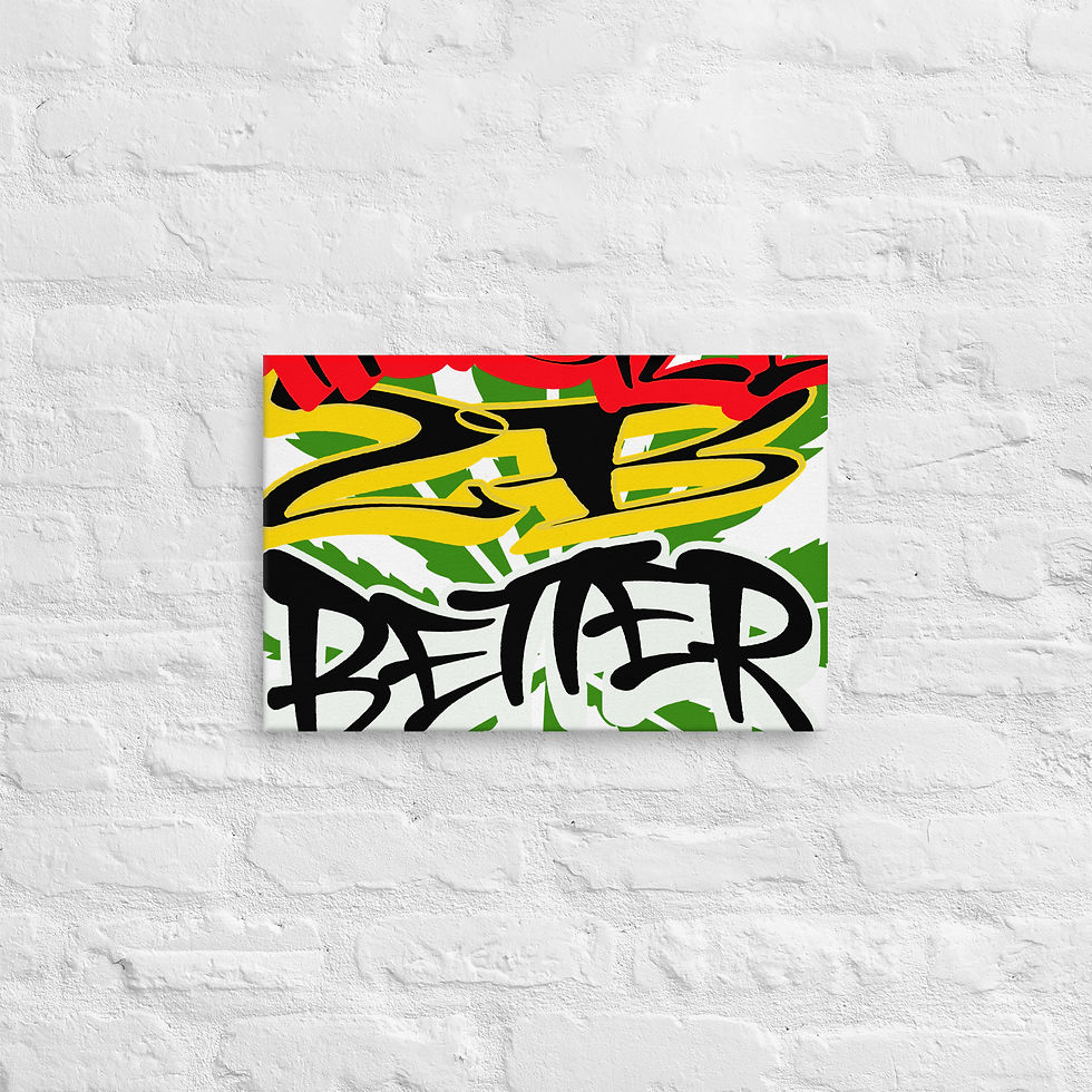 Thumbnail: Thin canvas-Hustle 2B Better