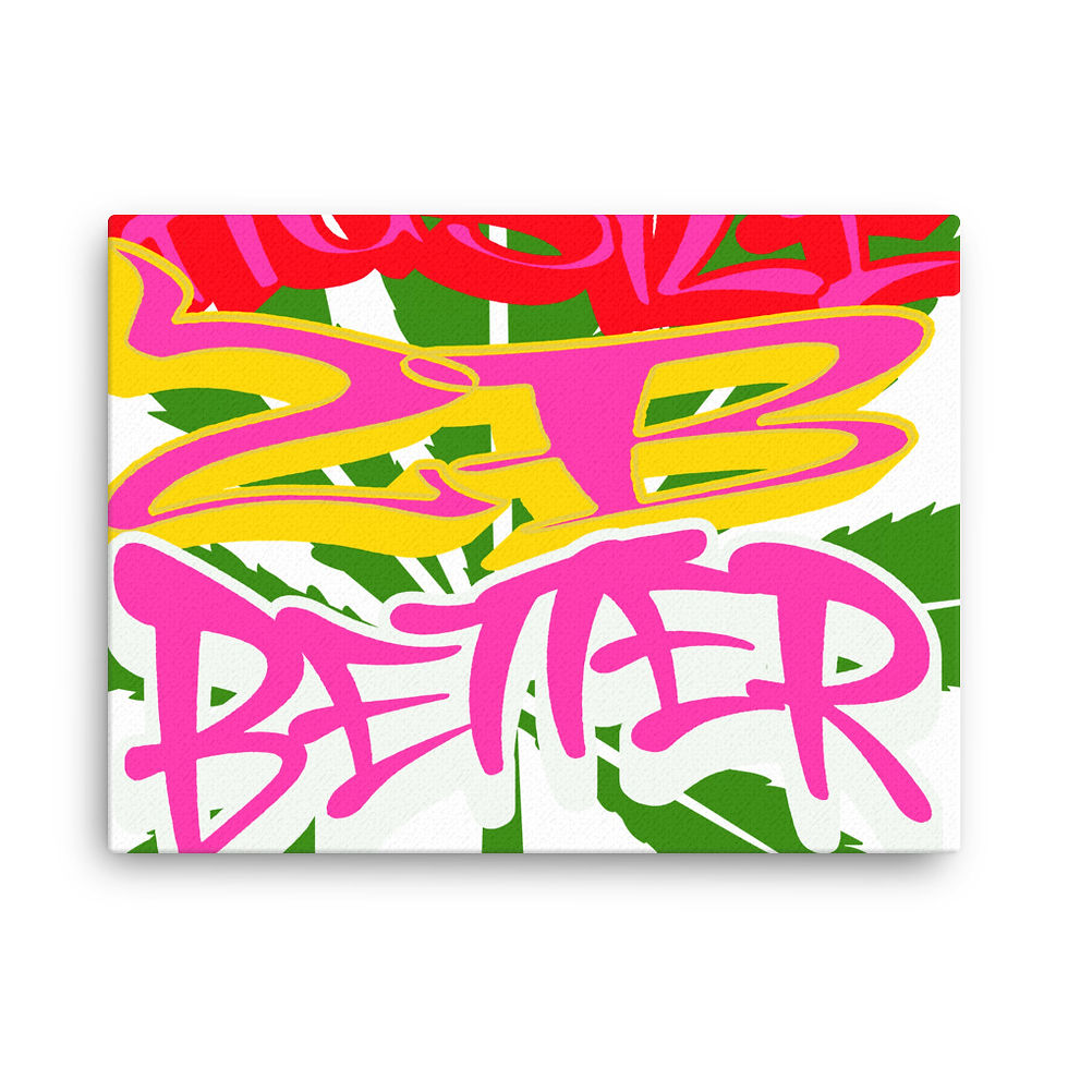 Thumbnail: Thin canvas-Hustle 2B Better