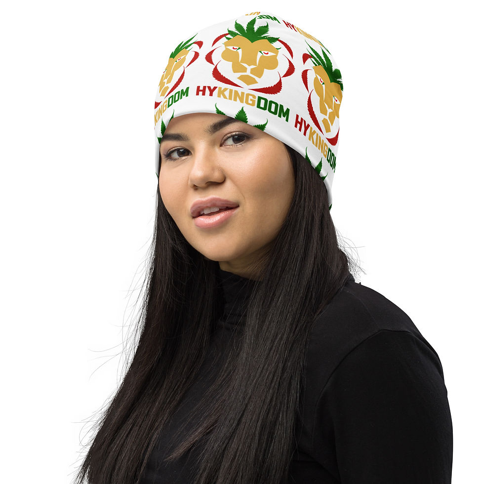 Thumbnail: All-Over Print Beanie-Reggae Hykingdom