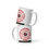 Thumbnail: White glossy mug-Karma Too Damn Slow-Red