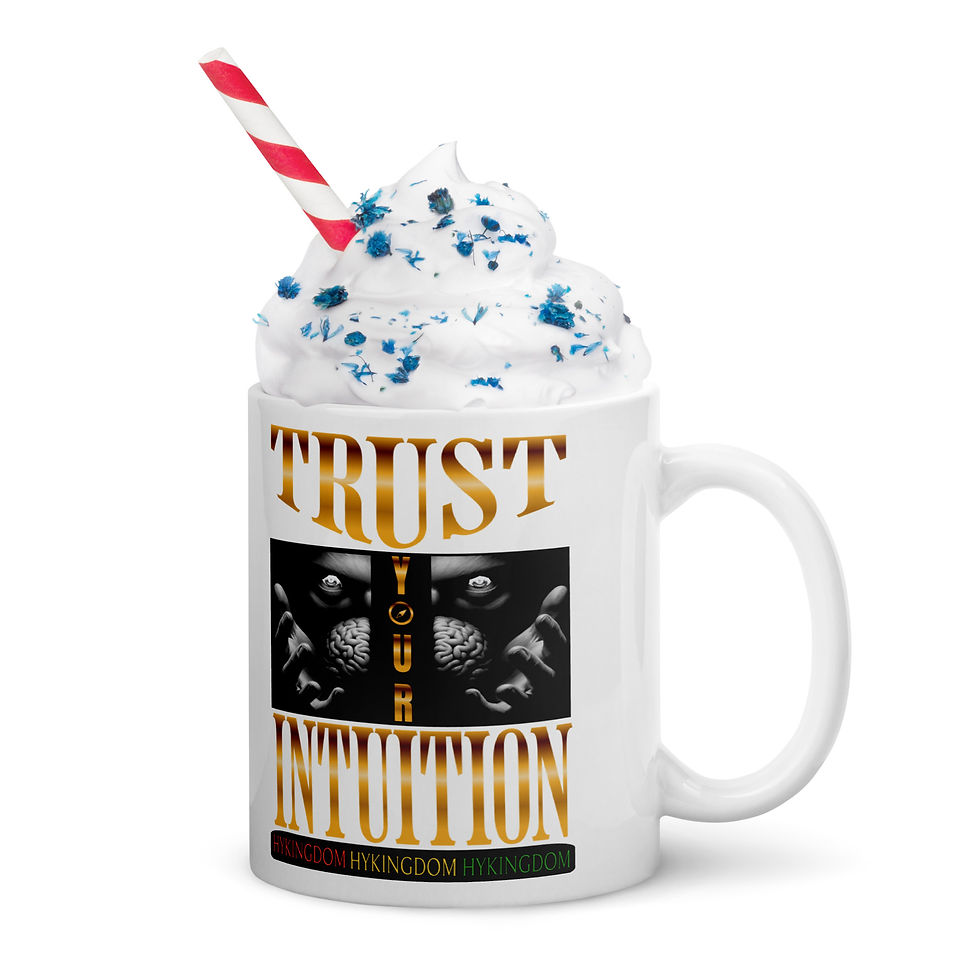Thumbnail: White glossy mug-Trust your intuition