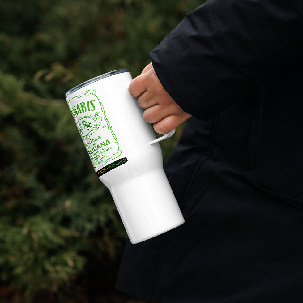 Thumbnail: Travel mug with a handle-American High Grade Cannabis