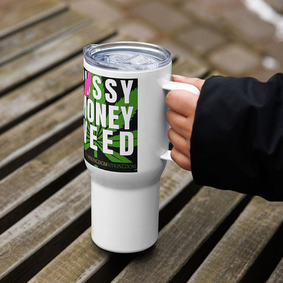 Thumbnail: Travel mug with a handle-Pussy, Money, Weed