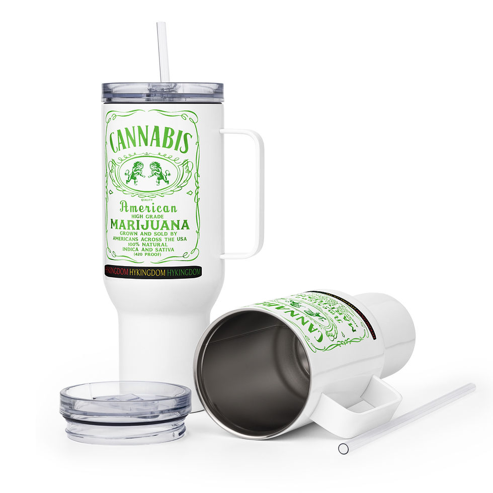 Thumbnail: Travel mug with a handle-American High Grade Cannabis