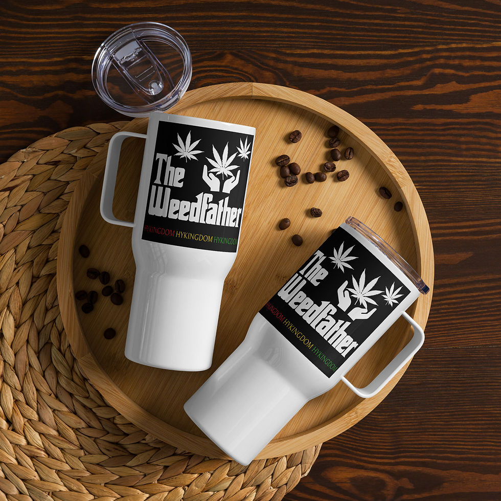 Thumbnail: Travel mug with a handle-The Weedfather