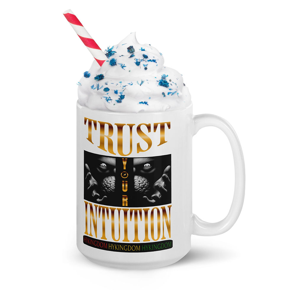 Thumbnail: White glossy mug-Trust your intuition