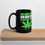 Thumbnail: Black Glossy Mug-God made weed, man made beer, God we trust-B