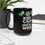 Thumbnail: Black Glossy Mug-Keep calm and smoke weed-Black