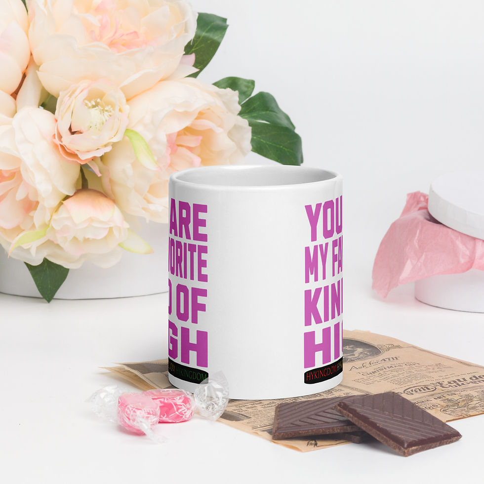 Thumbnail: White glossy mug-You are my favorite kind of high