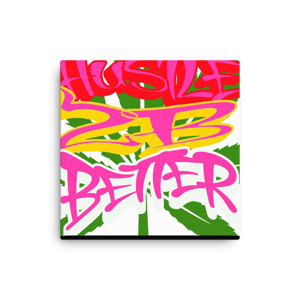 Thumbnail: Thin canvas-Hustle 2B Better
