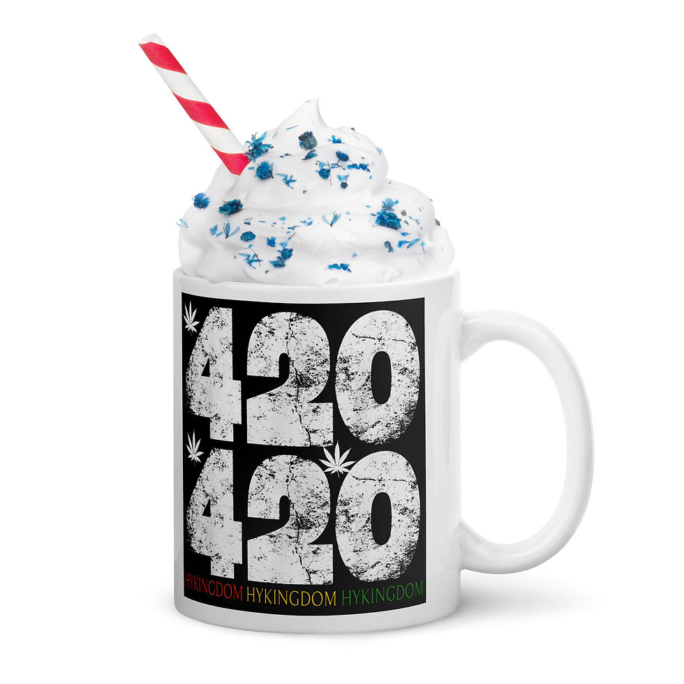 Thumbnail: White glossy mug-420420-bw