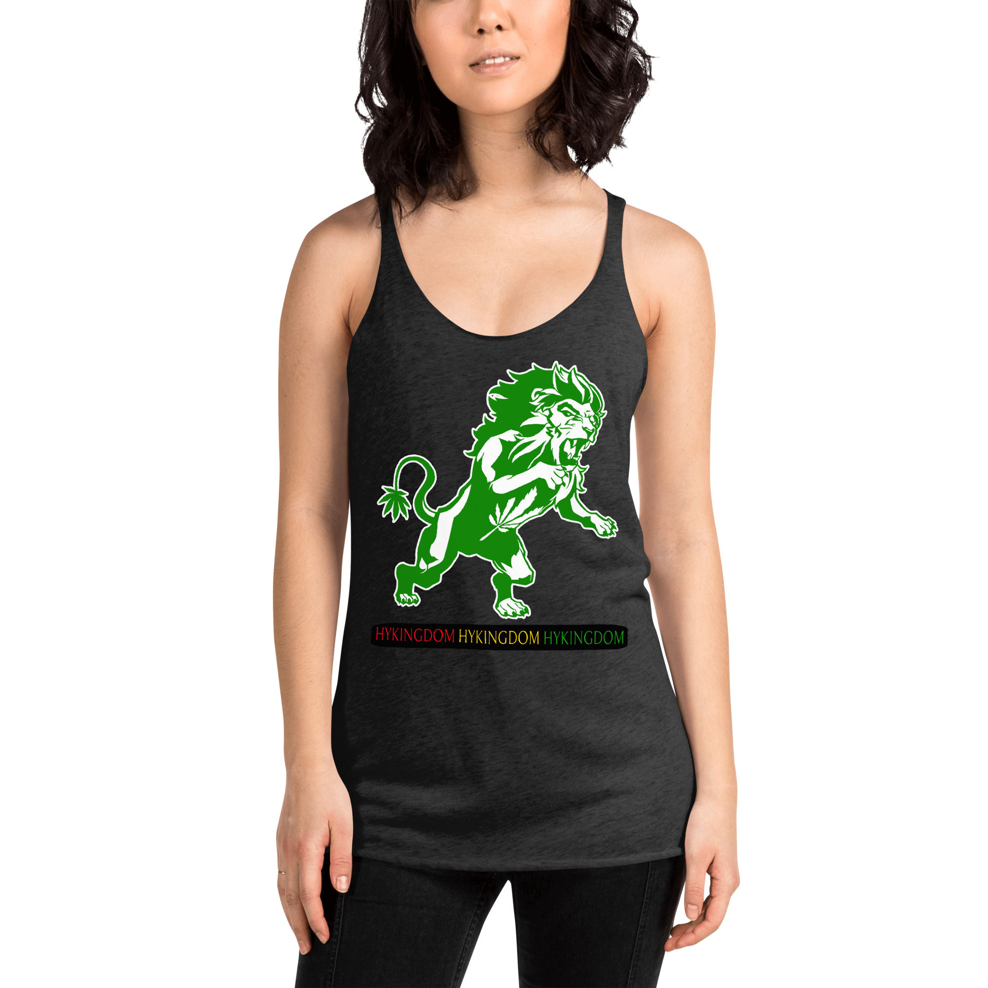 Women's Racerback Tank- Hykingdom Lion