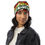 Thumbnail: All-Over Print Beanie-Hustle 2B Better