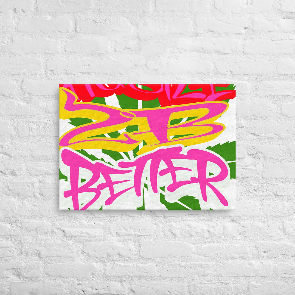 Thumbnail: Thin canvas-Hustle 2B Better