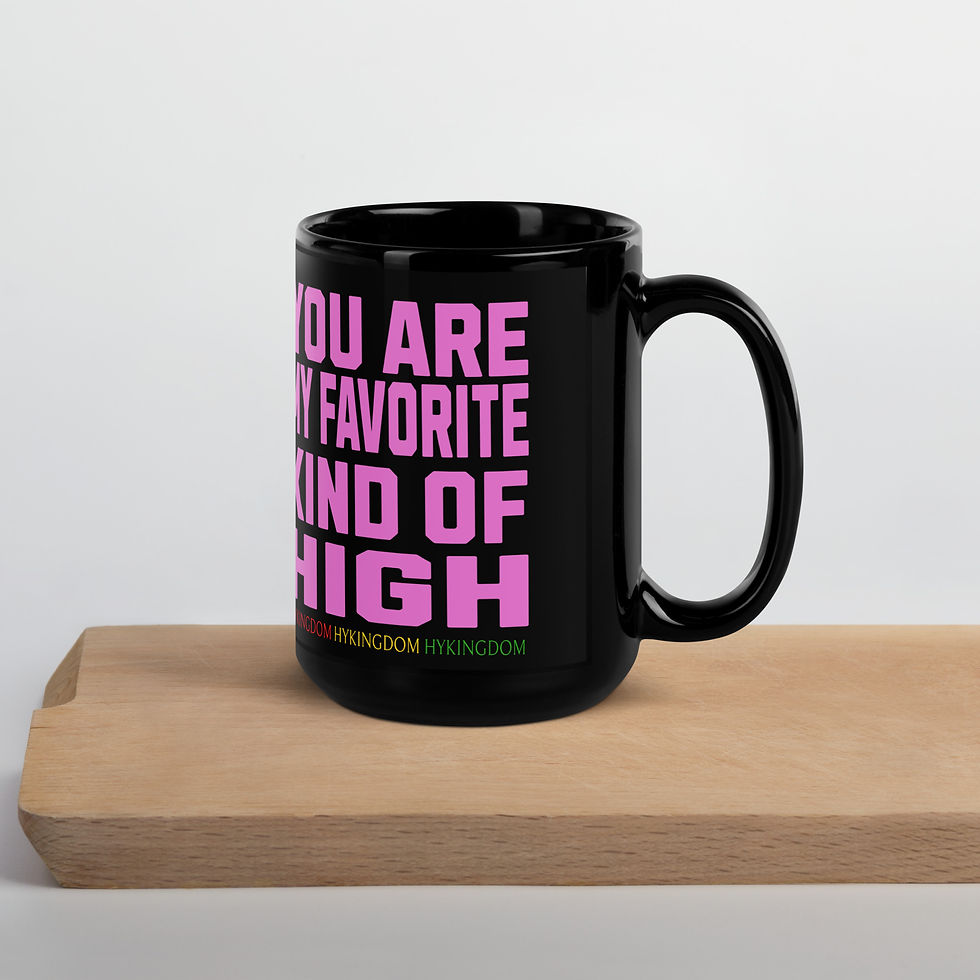 Thumbnail: Black Glossy Mug-You are my favorite kind of high-PB