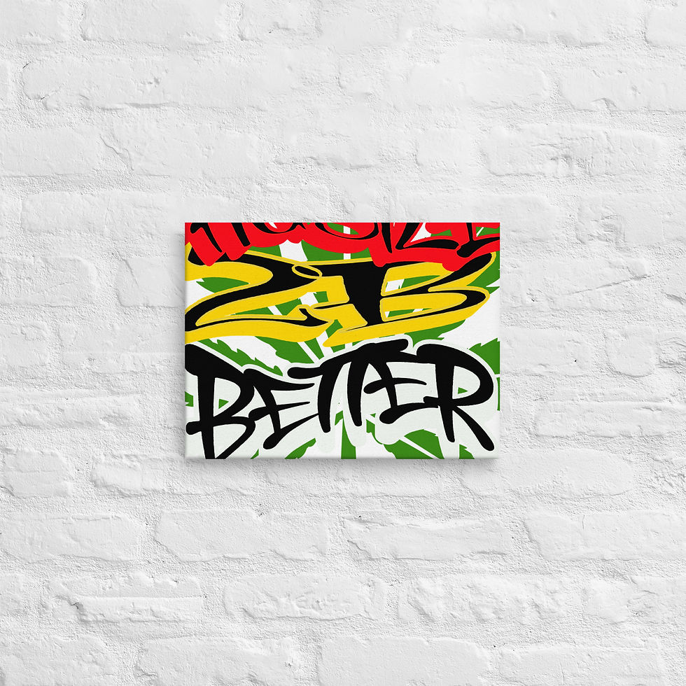 Thumbnail: Thin canvas-Hustle 2B Better