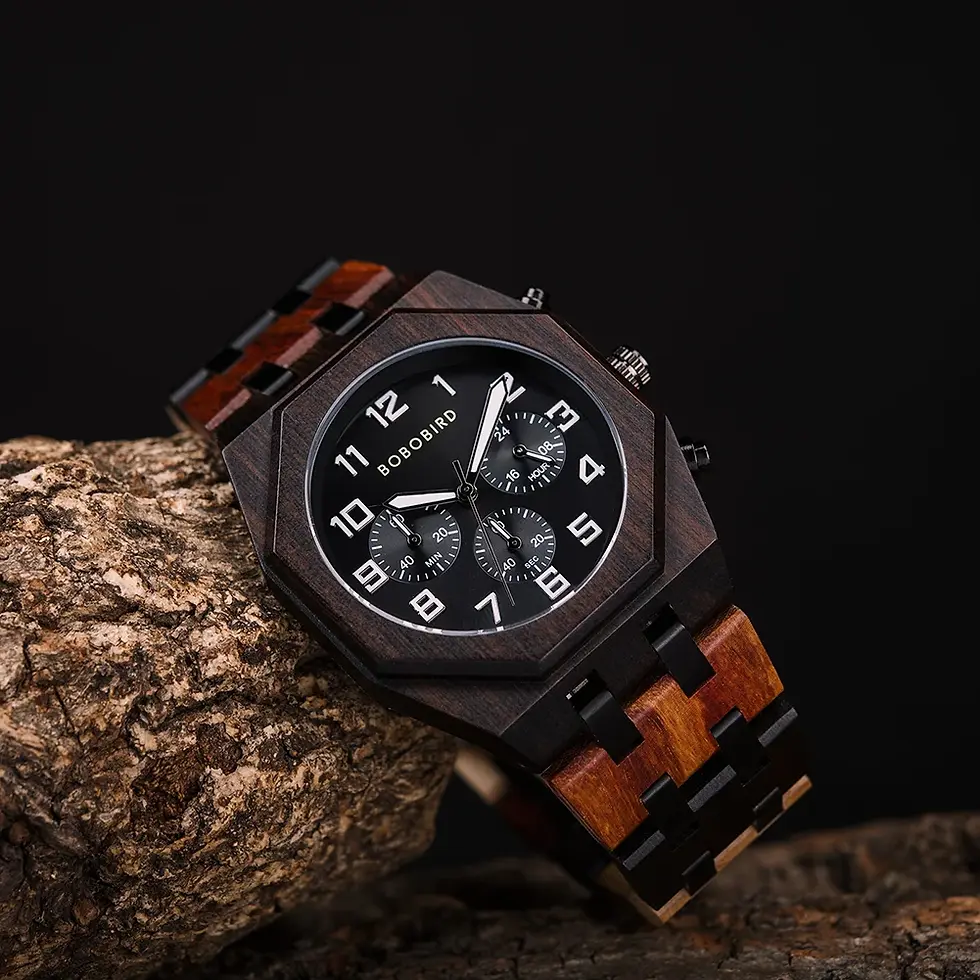 Thumbnail: Ronwood Men’s Luxury Quartz Watch – 50M Waterproof