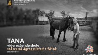 Tana vgs. satser på dyreassisterte tiltak