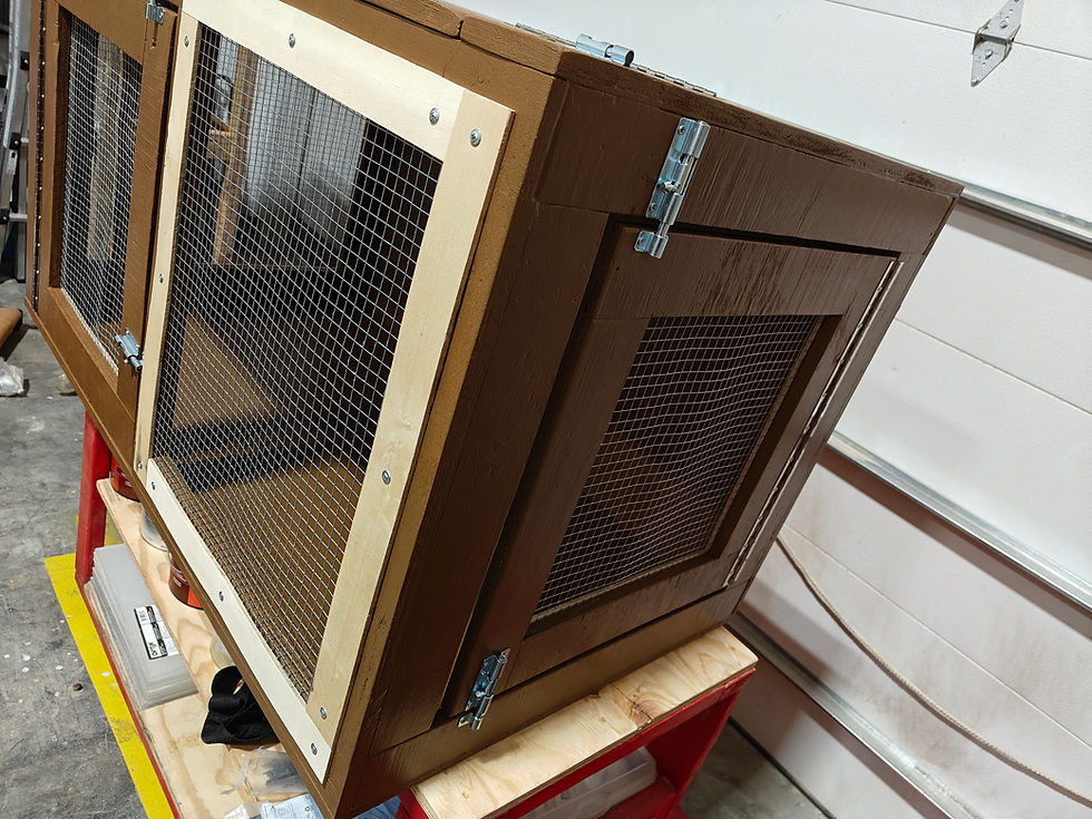 Thumbnail: 48"x29"x29" (4'/2.5'/2.5')(LxWxH)(~180 gal) Furry animals Indoor Crate