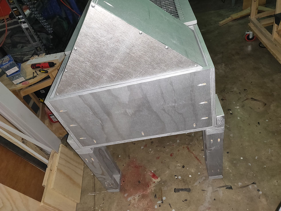 Thumbnail: Custom 58" x 28" x 15" (LxWxH) Tortoise Enclosure w/ hide