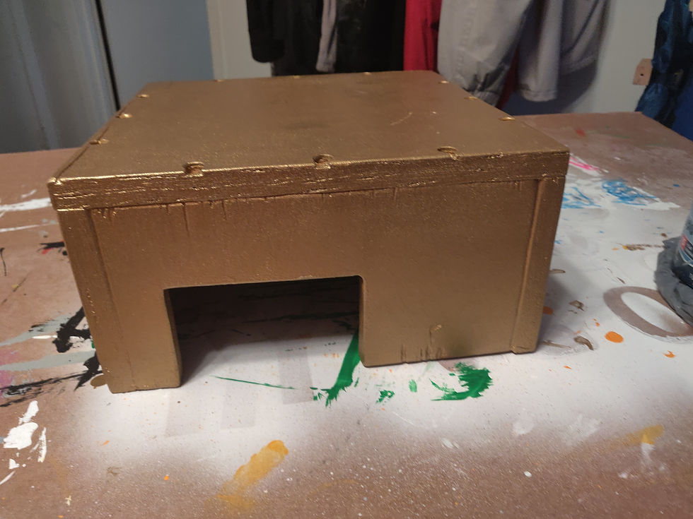 Thumbnail: 12"x12"x6" sealed waterproof hide w/ basking area