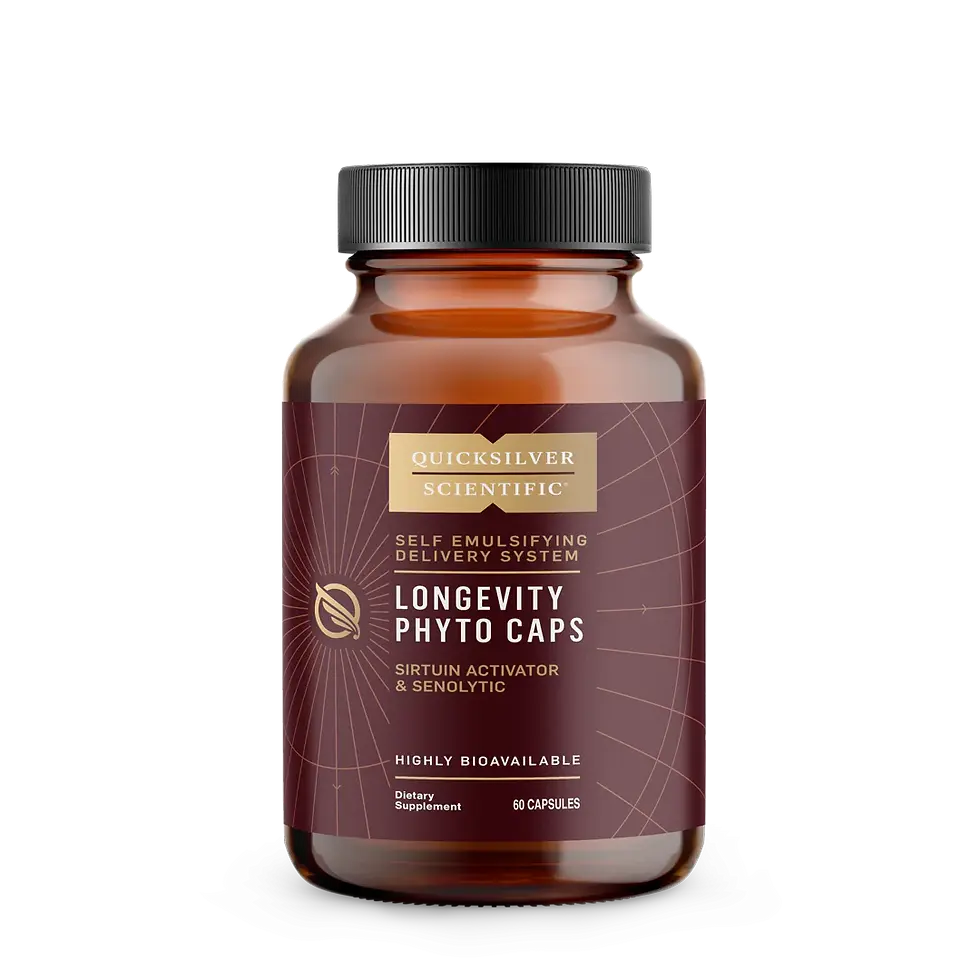 LONGEVITY PHYTO CAPS x 60 CAPSULES / QUERCETIN & PTEROSTILBINE