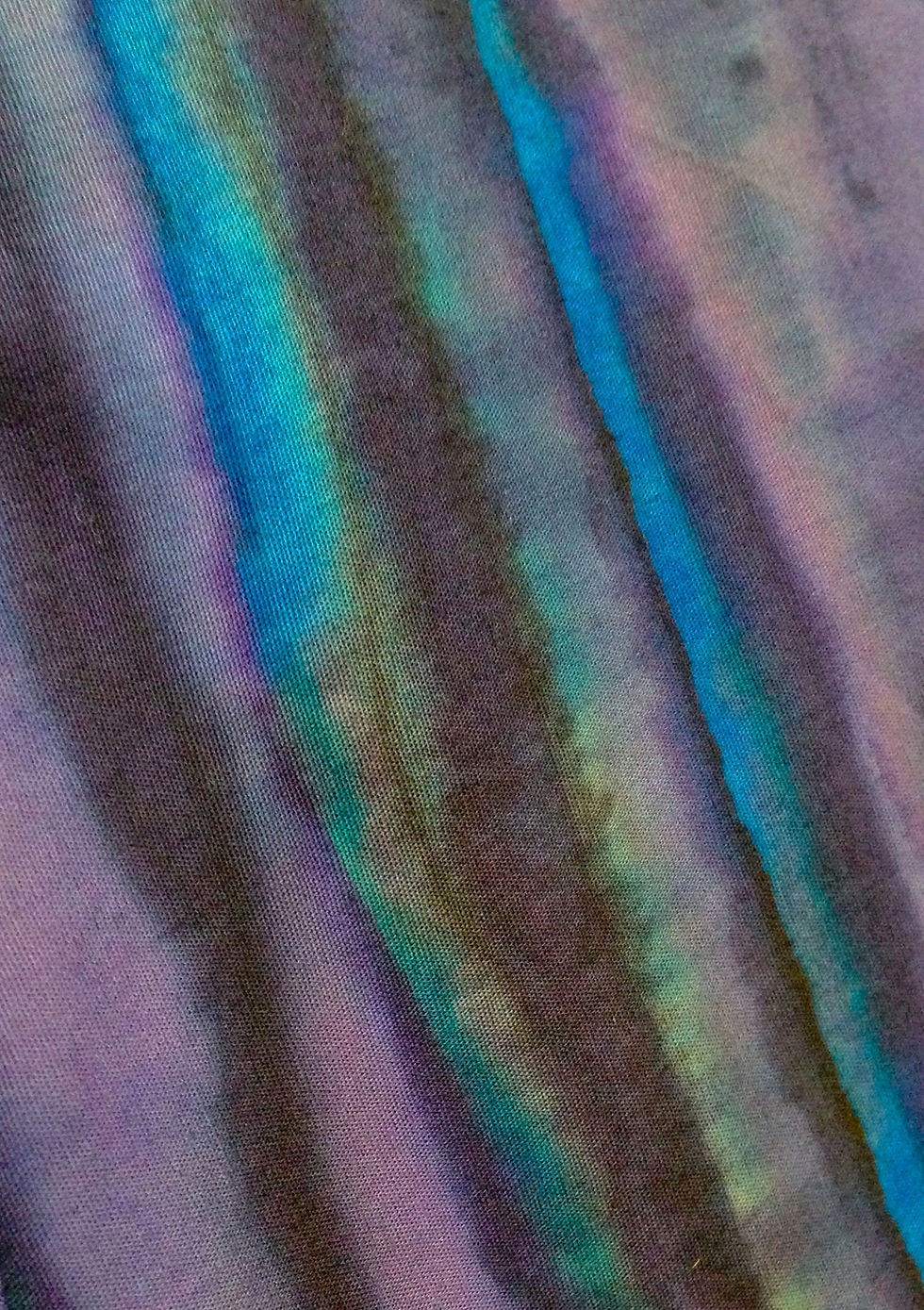 Thumbnail: Deep purple jacket with multi-color leaf motif