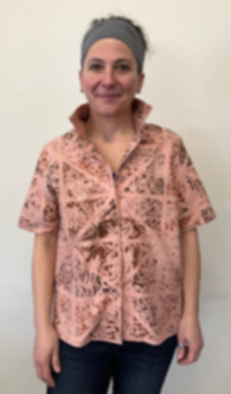 Lattice Print Top