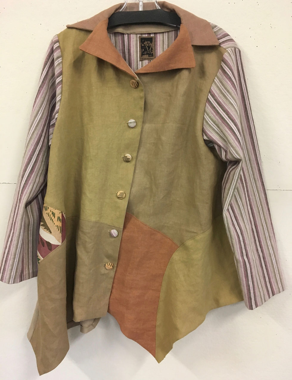 Natural Dyed Linen Jacket