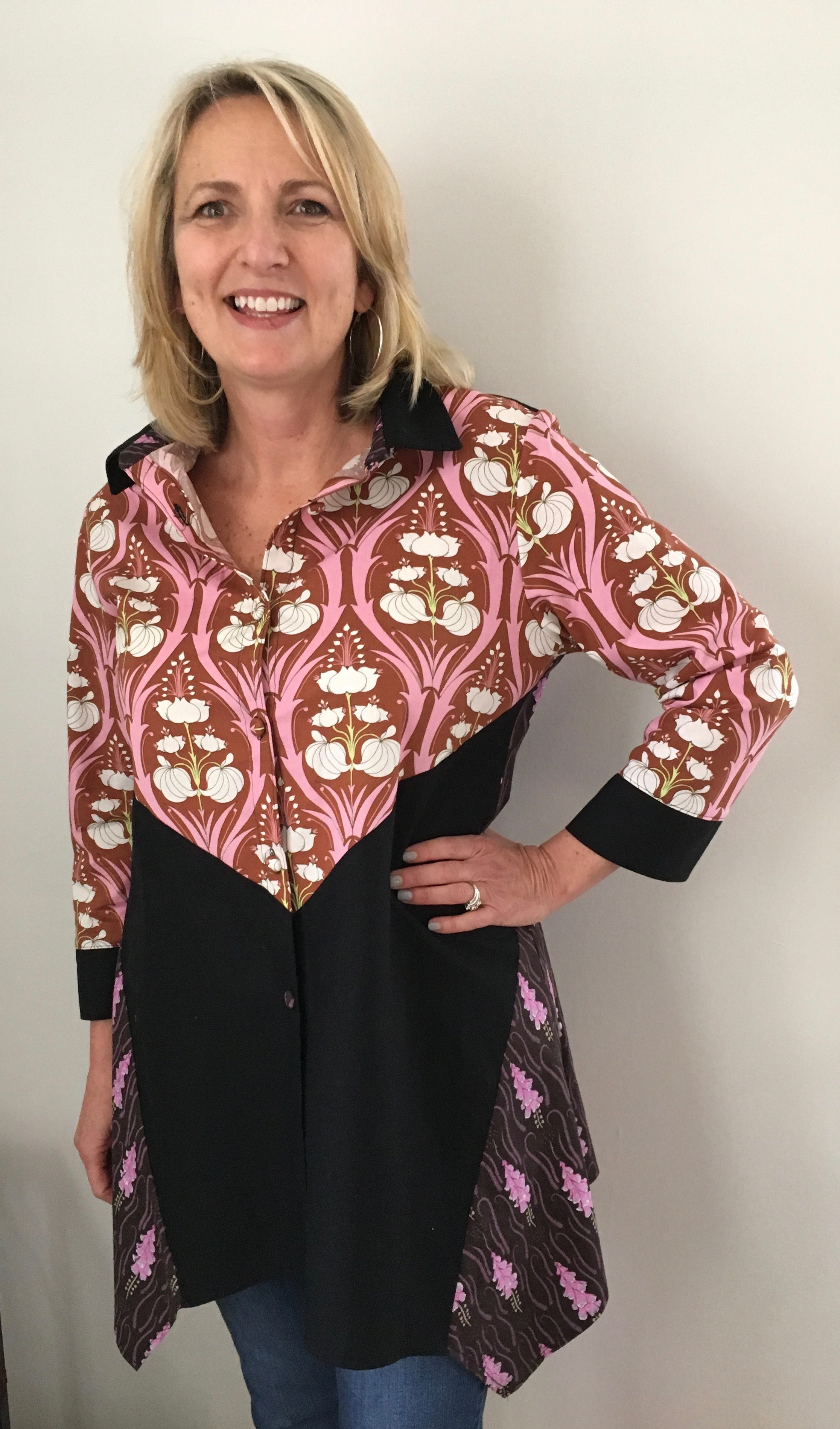 Art Deco Tunic Shirt Dress
