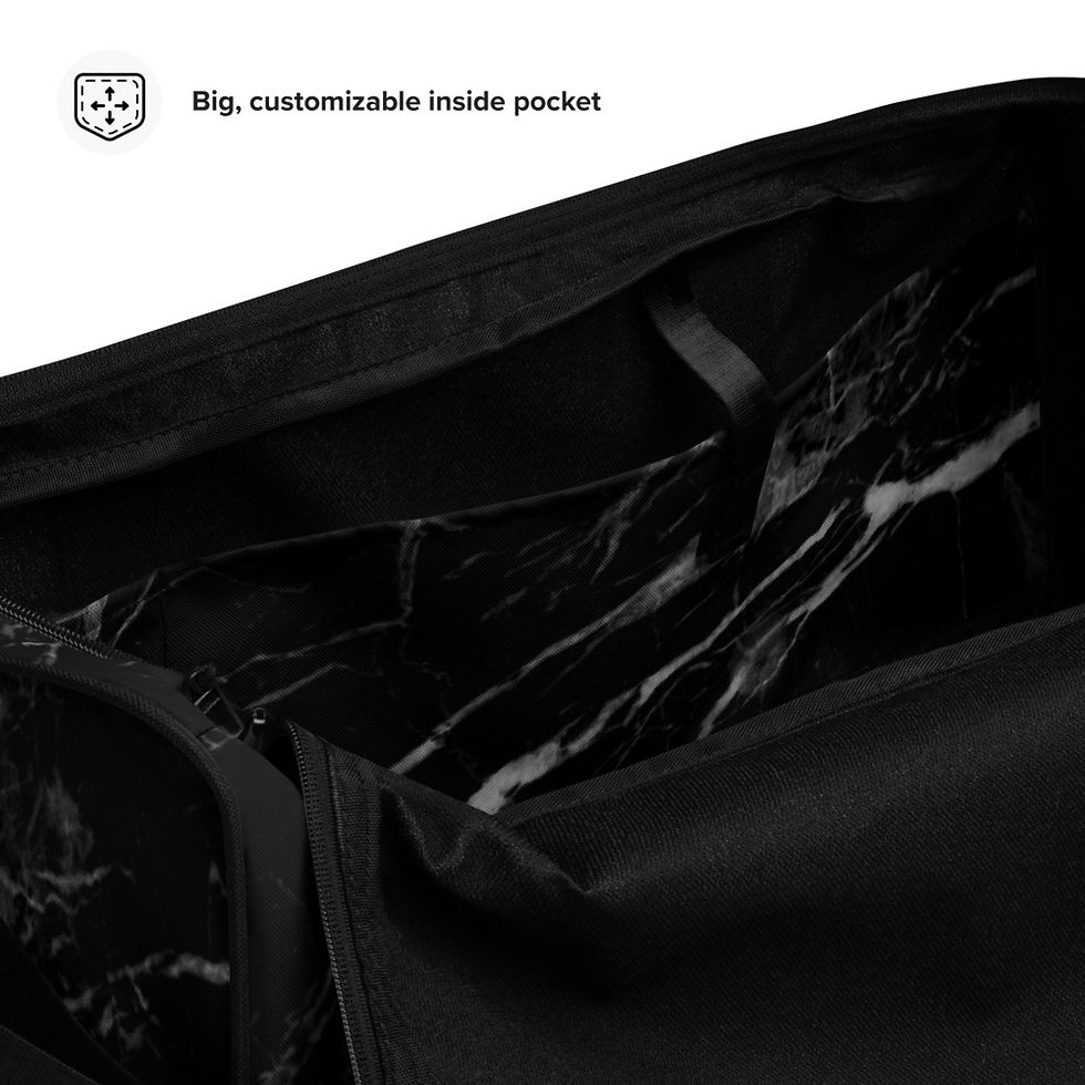 Thumbnail: DUFFLE BAG - DARK MARBLE