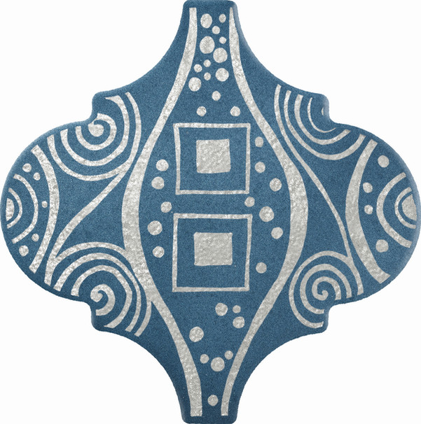 Acquariodue Arabesque Decor Klimt KL7 Silver W316 15x15.jpg