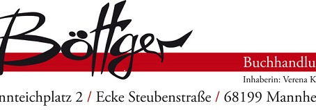 Lesung mit Judith Reusch
Am 2. Juli um 18:30 Uhr in Mannheim, Buchhandlung Böttger