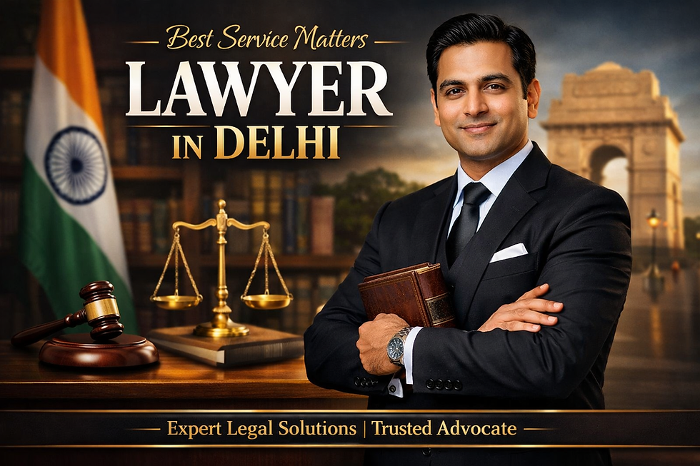 Best Service Matters Lawyer In Delhi