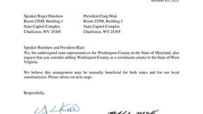 About Western Maryland Potentially Leaving The State