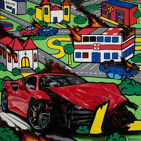 ferrari painting
