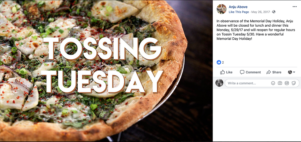 Facebook post, Graphic + Post by LB