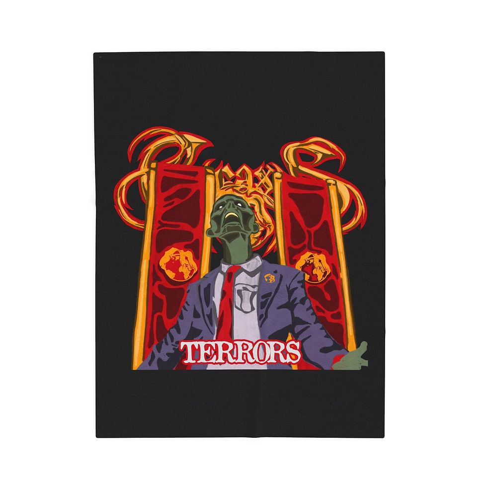 Thumbnail: Terrors Velveteen Plush Blanket