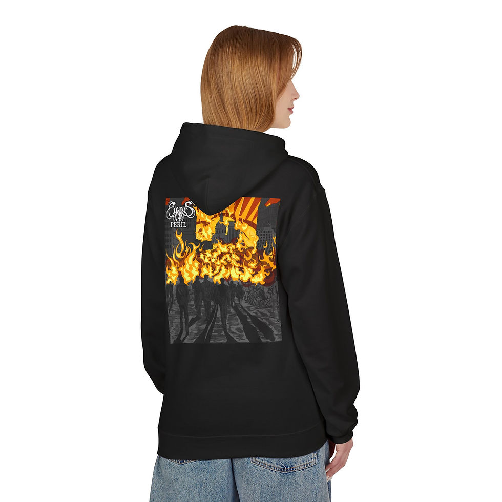 Thumbnail: VIII: Peril - Unisex Midweight Softstyle Fleece Hoodie