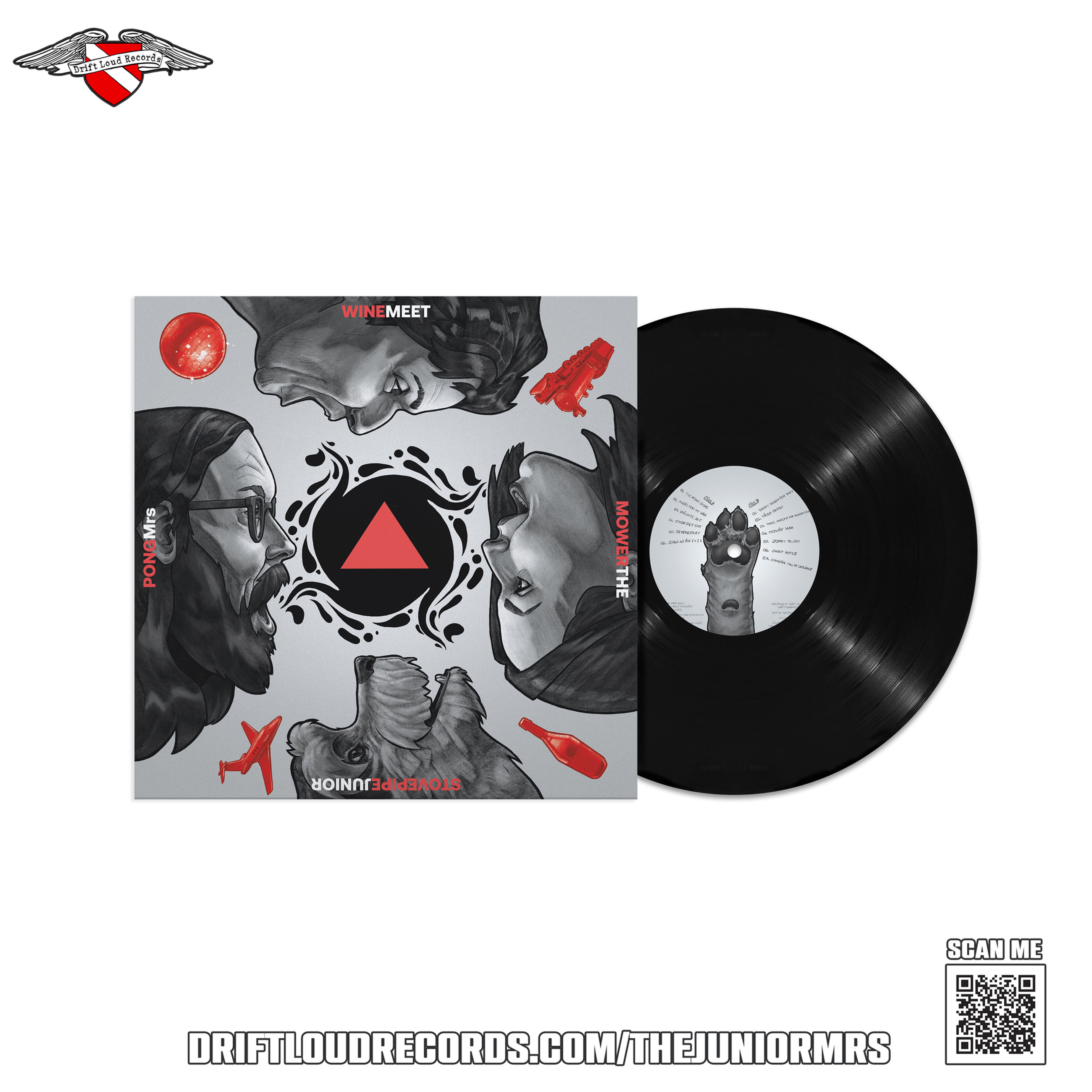 The Junior Mrs. - Wine Mower Stovepipe Pong | Vinyl LP