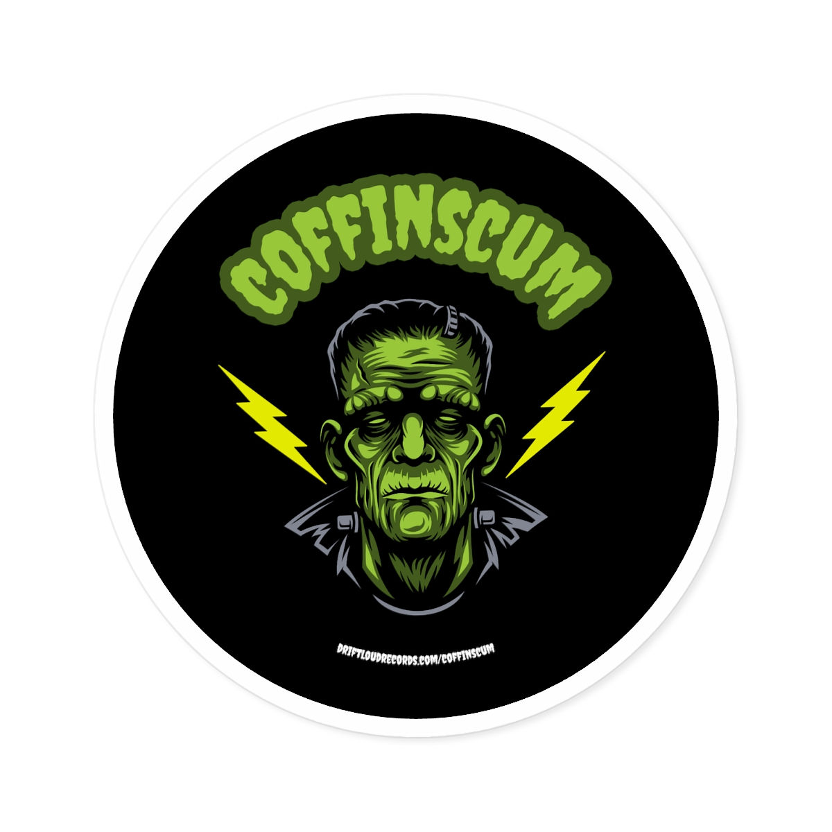 Coffinscum - Frankenstein's Monster | Round Stickers, Indoor\Outdoor
