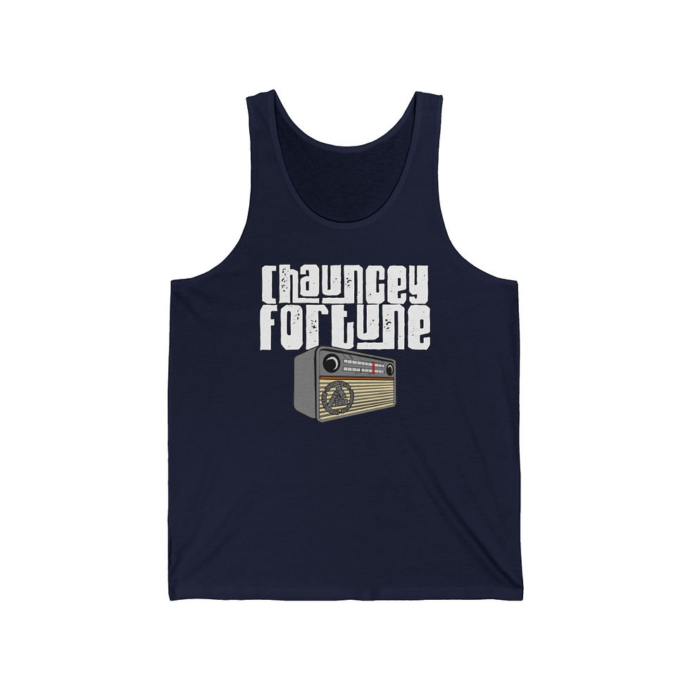 Thumbnail: Chauncey Fortune - Retro Radio | Unisex Jersey Tank