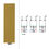 Miniaturbild: Vertikal Gold Plan Typ 21 Heizkörper 1820 x 520 (HxB)-1633W - Gold (9899)