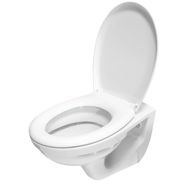 Miniaturbild: Wand Hänge WC Abgang Wand Waagerecht mit Softclose Deckel 520x360x375 cm