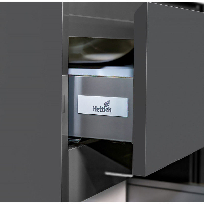 Miniaturbild: Badezimmer Unterschrank 60 cm Grau Hochglanz