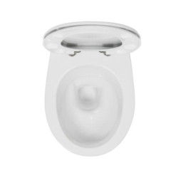Miniaturbild: Design Hänge Wand WC Toilette Keramik (Rosen Stern) - Tiefspüler NEU Weiß