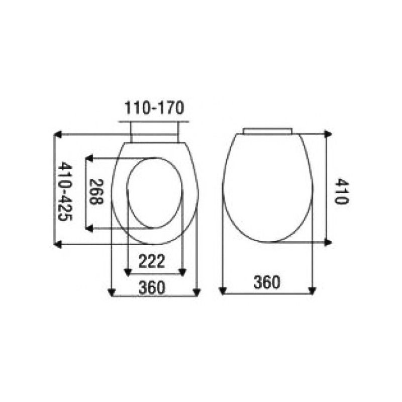 Miniaturbild: Wand Hänge WC Weiß Vorwandelement Betätigungsplatte Softclose Deckel Set