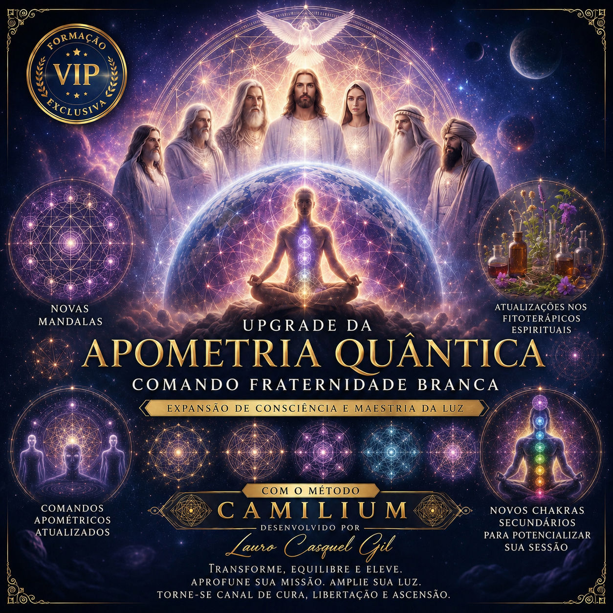 Upgrade Apometria Quântica curso Fraternidade Branca